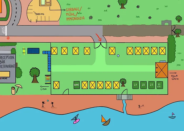 Eve Lido Di , Front And Center Camping Colico